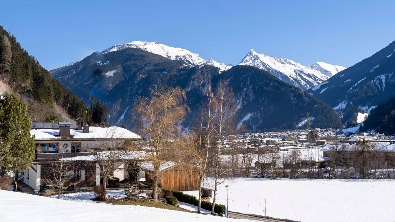 Ferienhaus Oblasser II-Exterieur winter