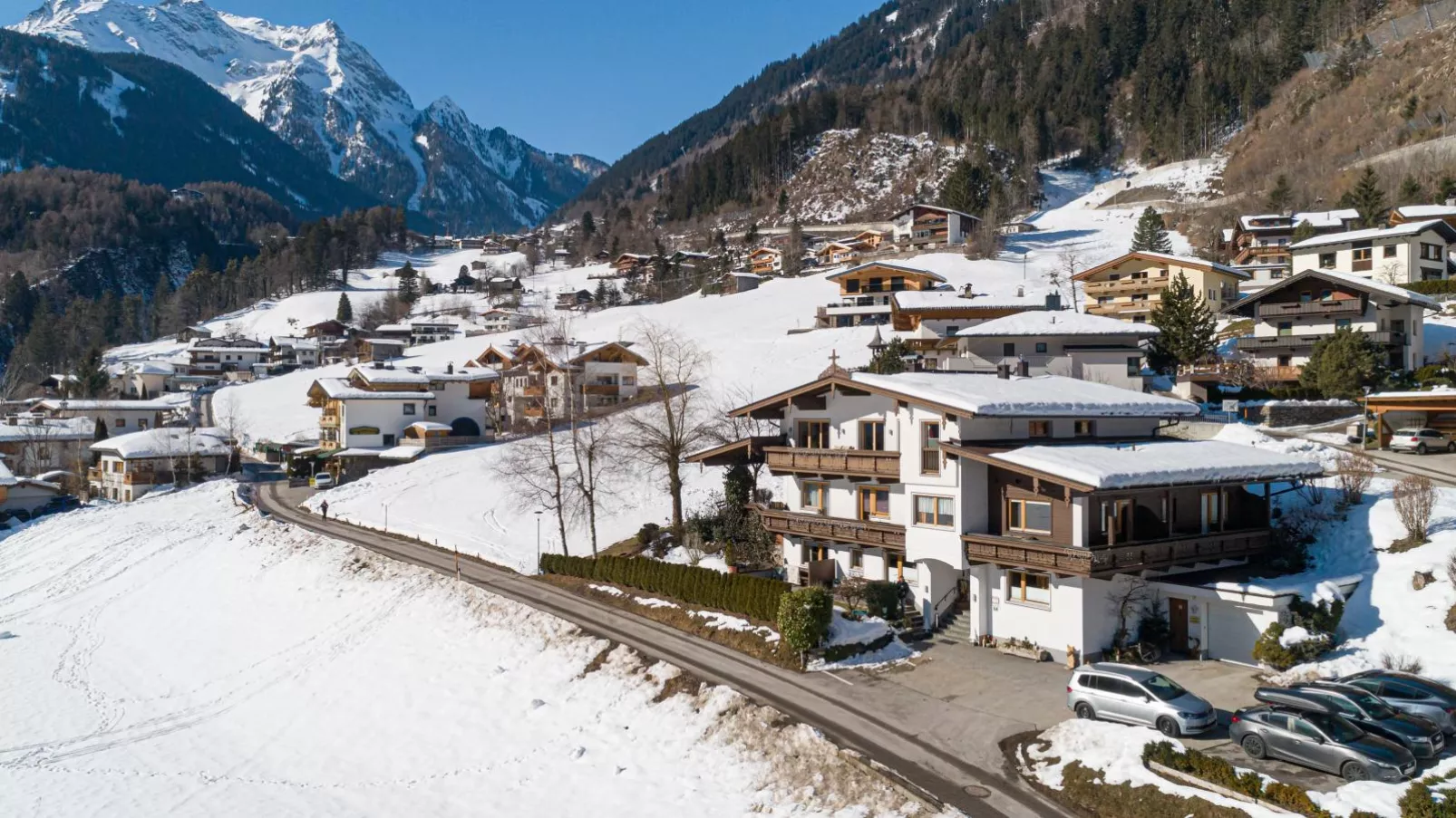 Ferienhaus Oblasser II-Exterieur winter