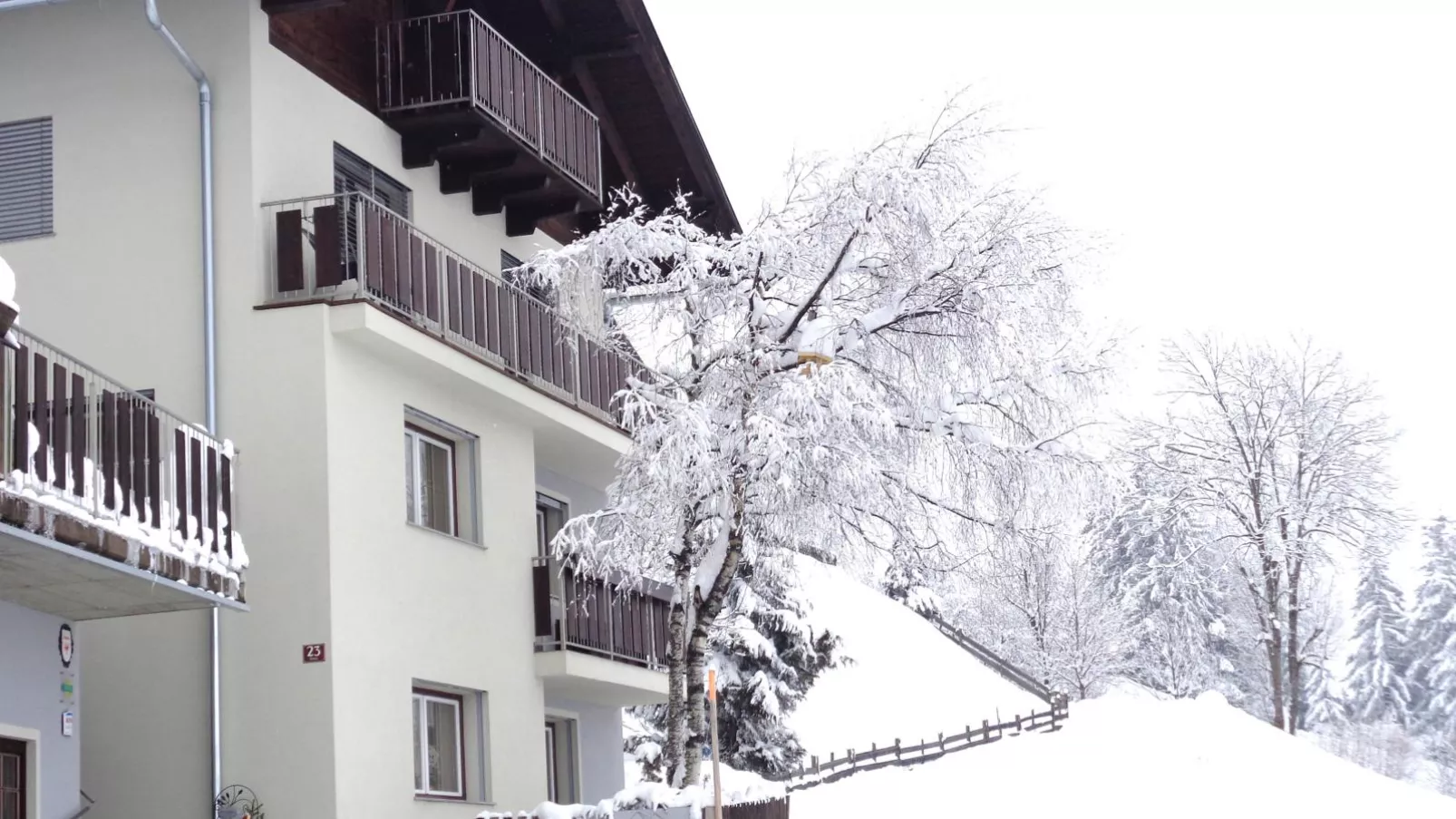 Appartement Enzian-Exterieur winter