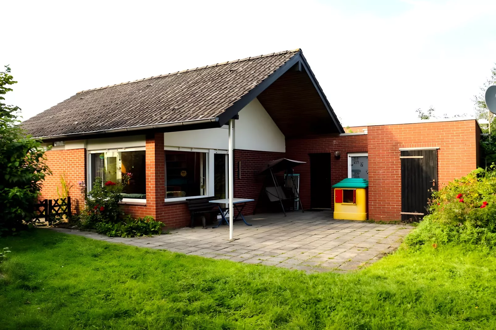 Nordsee Ferienhaus Lindner-Buitenkant zomer