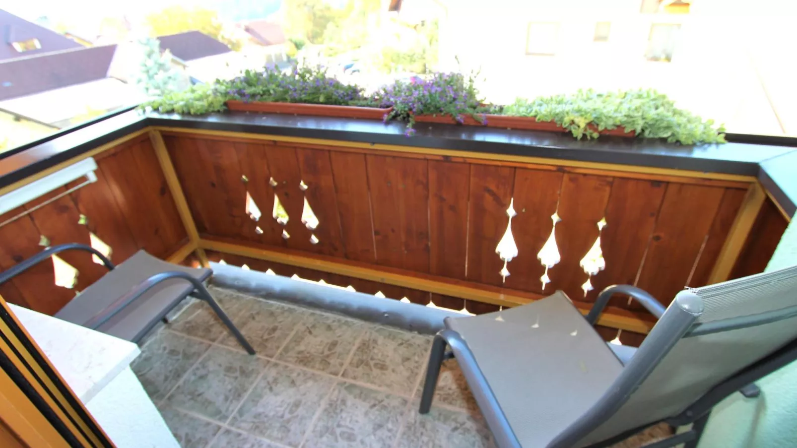 Schlossblick-Terrasbalkon