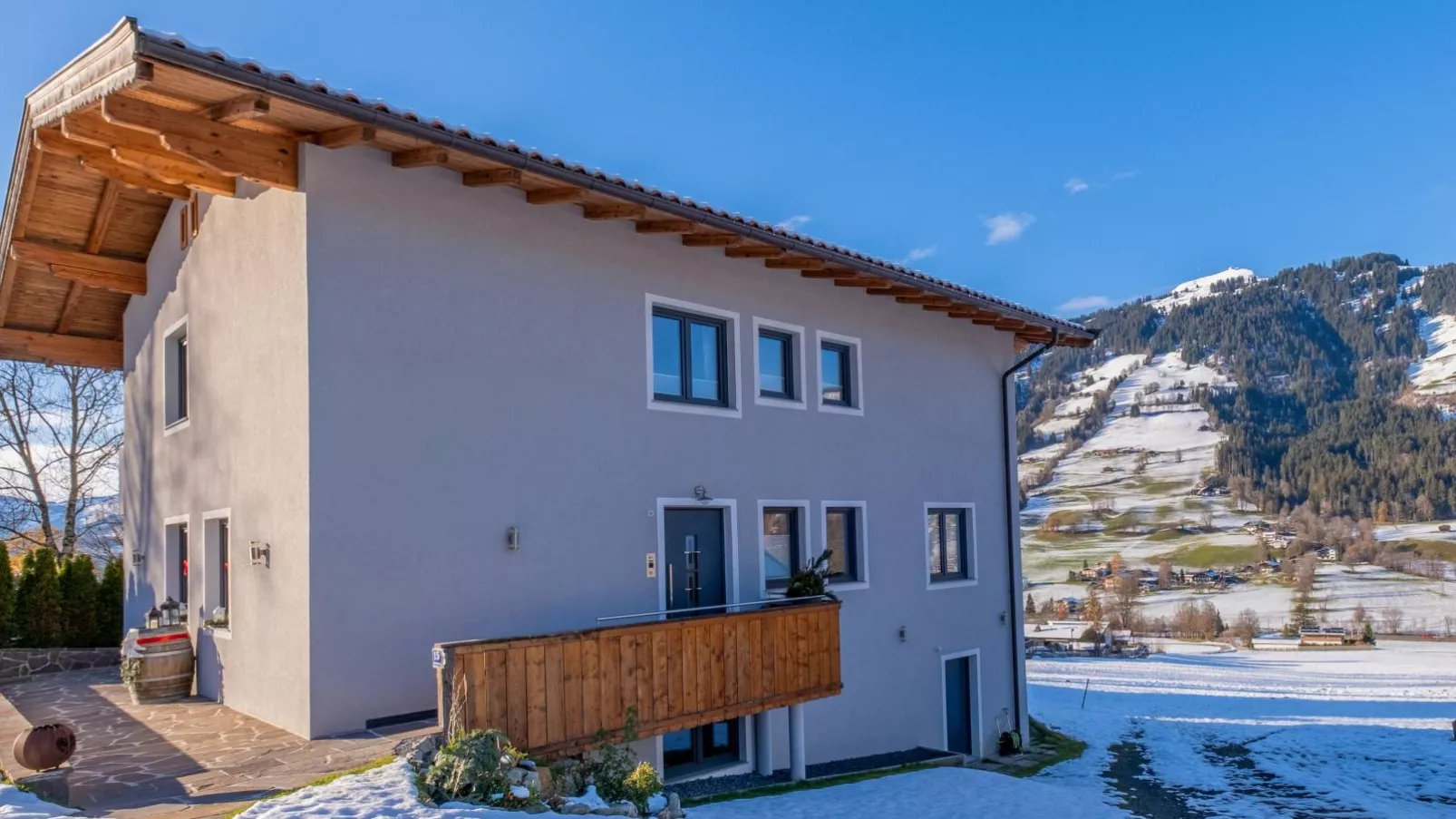 Ferienwohnung Krimbacher-Exterieur winter