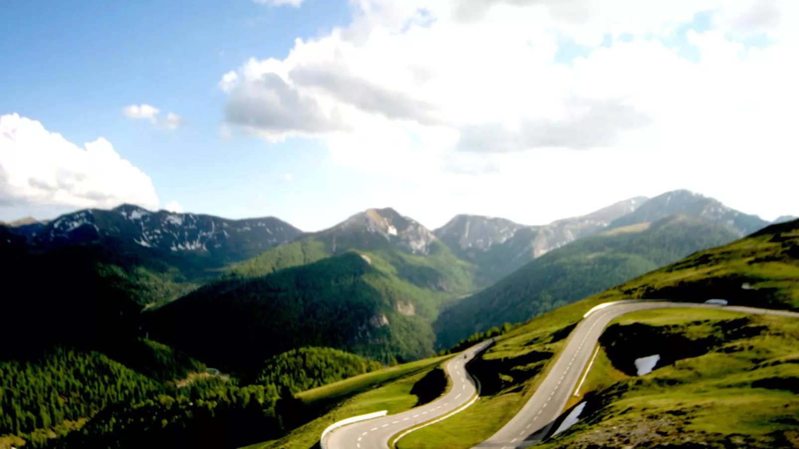 Mangartblick-Gebieden zomer 20km