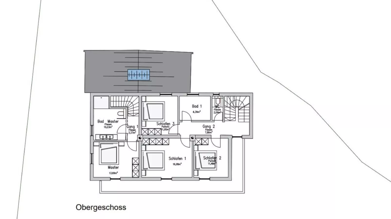 Fernblick-Plattegrond