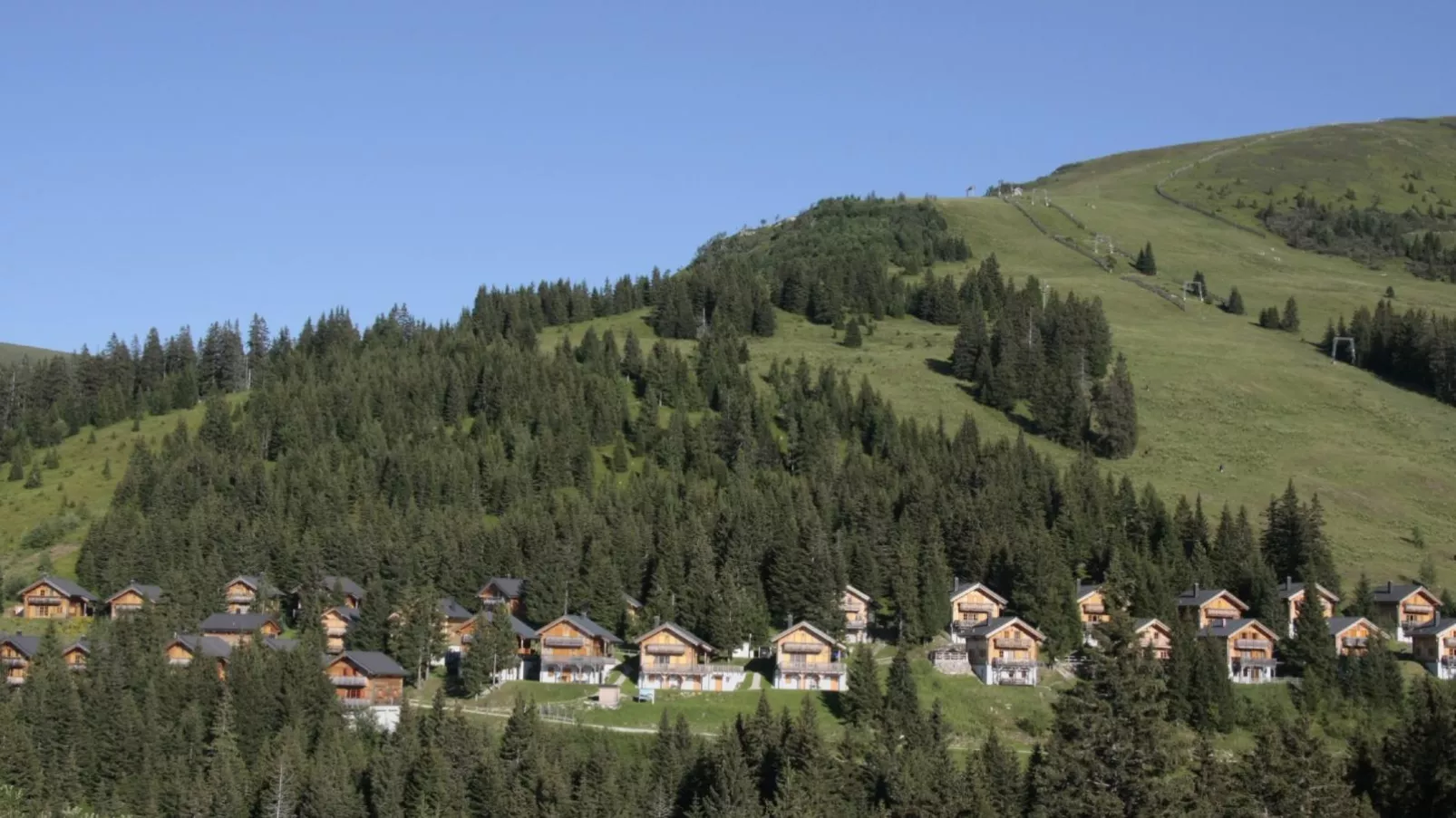 Chalet Bergoase-Gebieden zomer 1km
