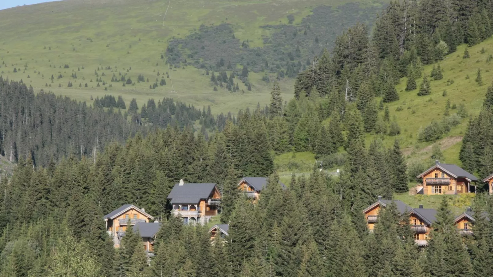 Chalet Bergoase-Gebieden zomer 1km