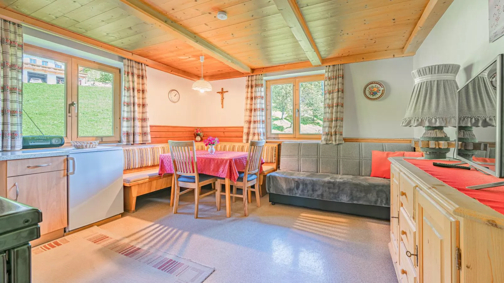 Haus Leitner-Woonkamer