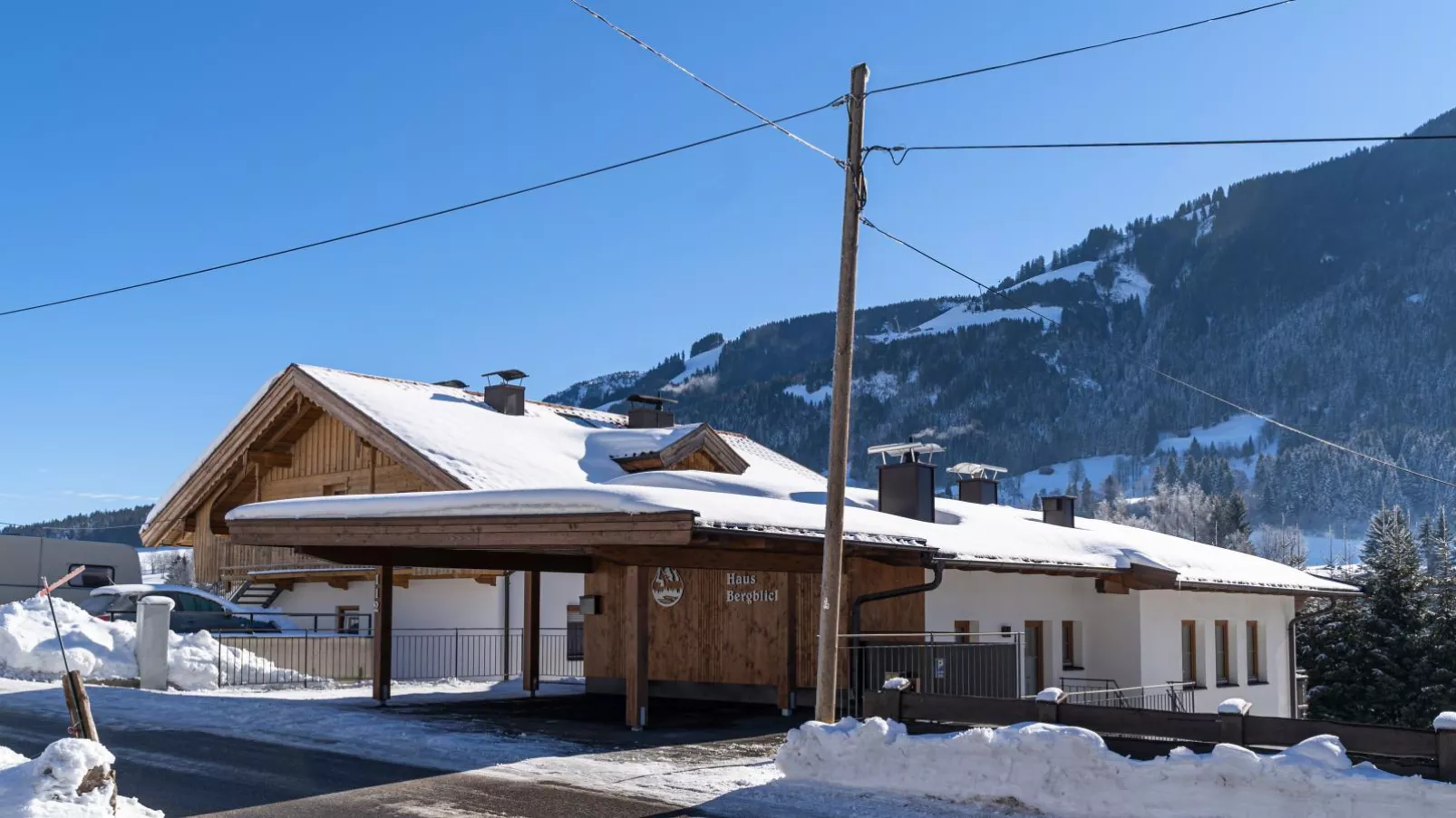 Haus Bergblick-Exterieur winter