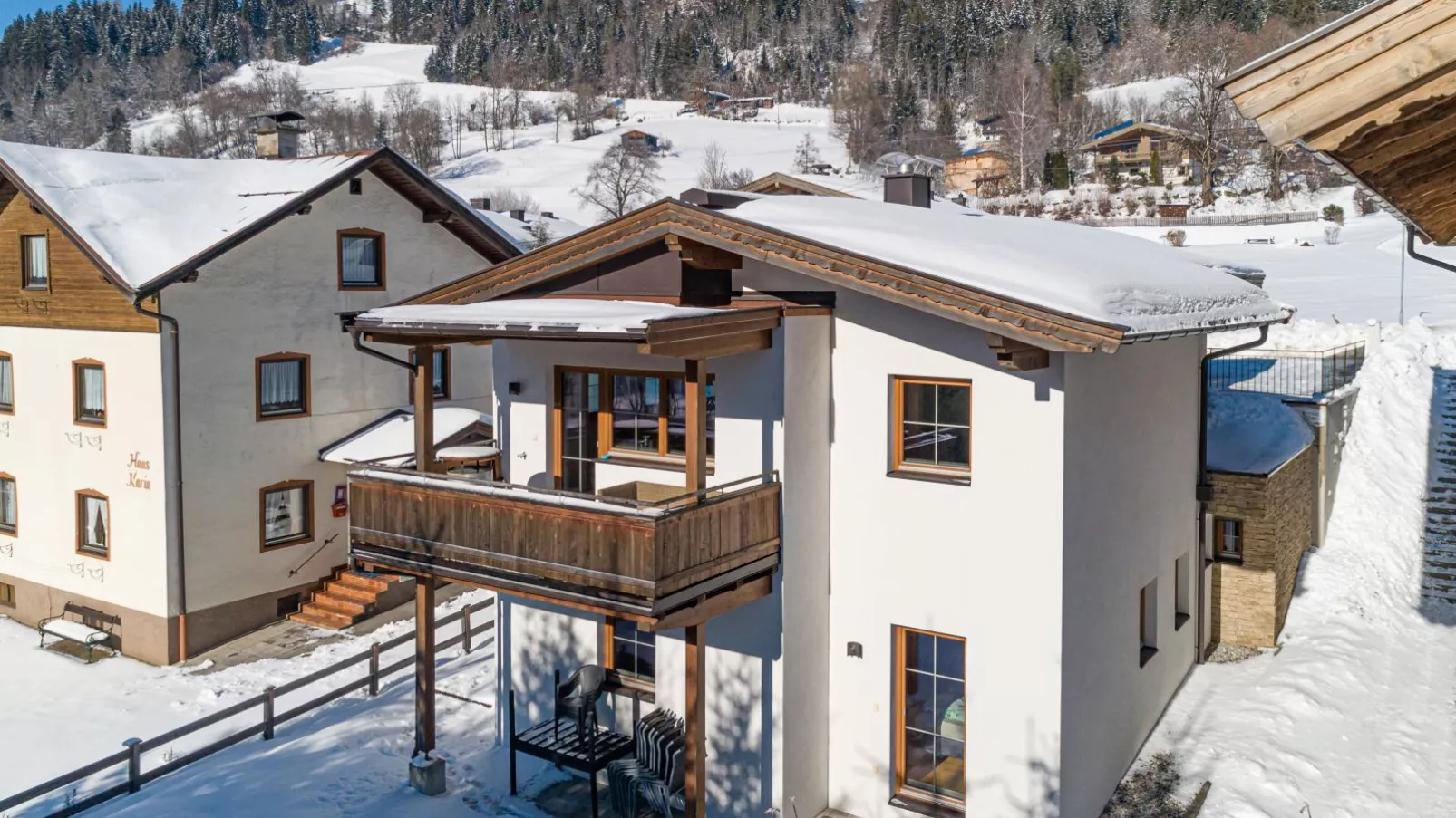 Haus Bergblick-Exterieur winter