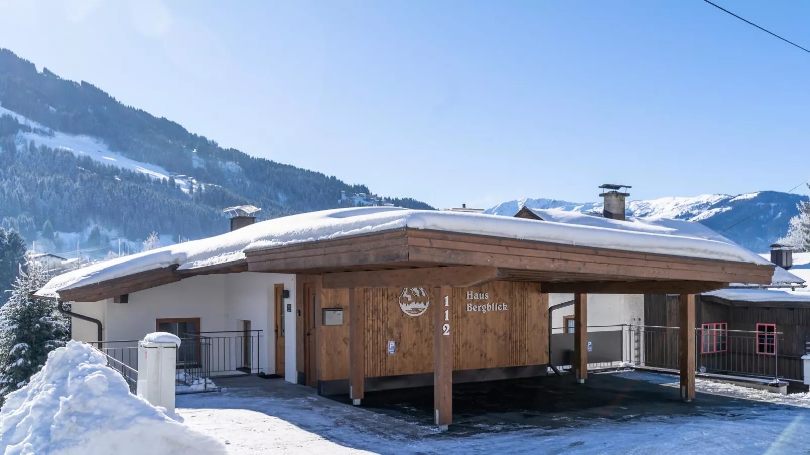 Haus Bergblick-Exterieur winter