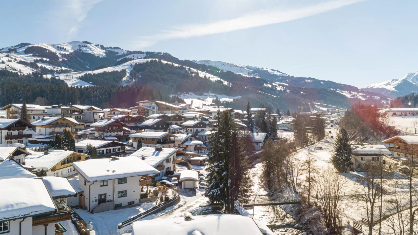 Gaisbergblick XXL-Uitzicht winter