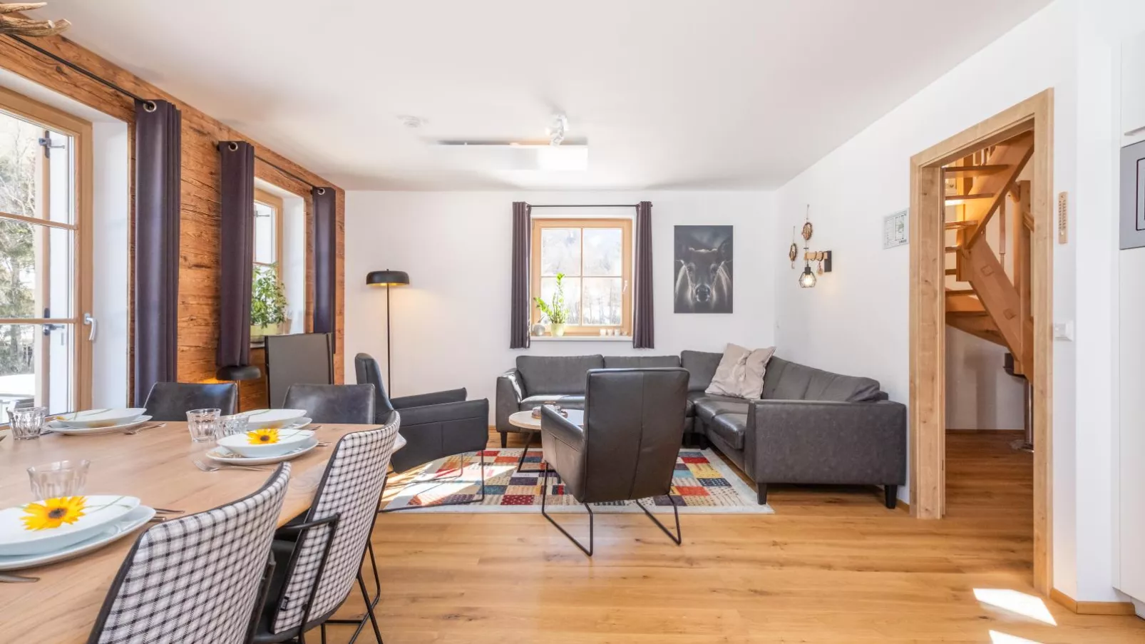 Haus am Bach-Woonkamer