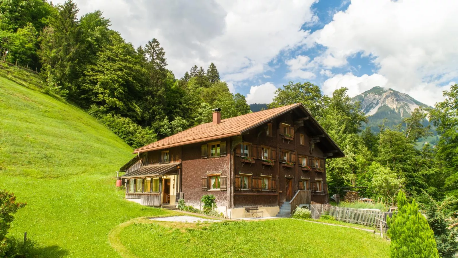 Ferienhaus Rinderer-Buitenkant zomer