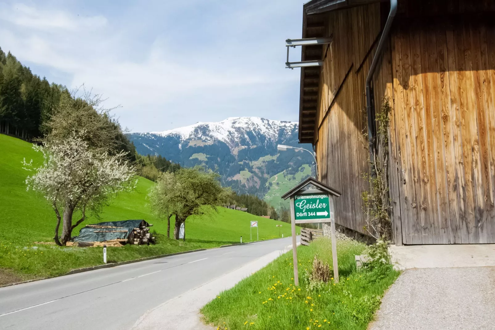 Klammerhof - Gerlossteinblick-Gebieden zomer 1km