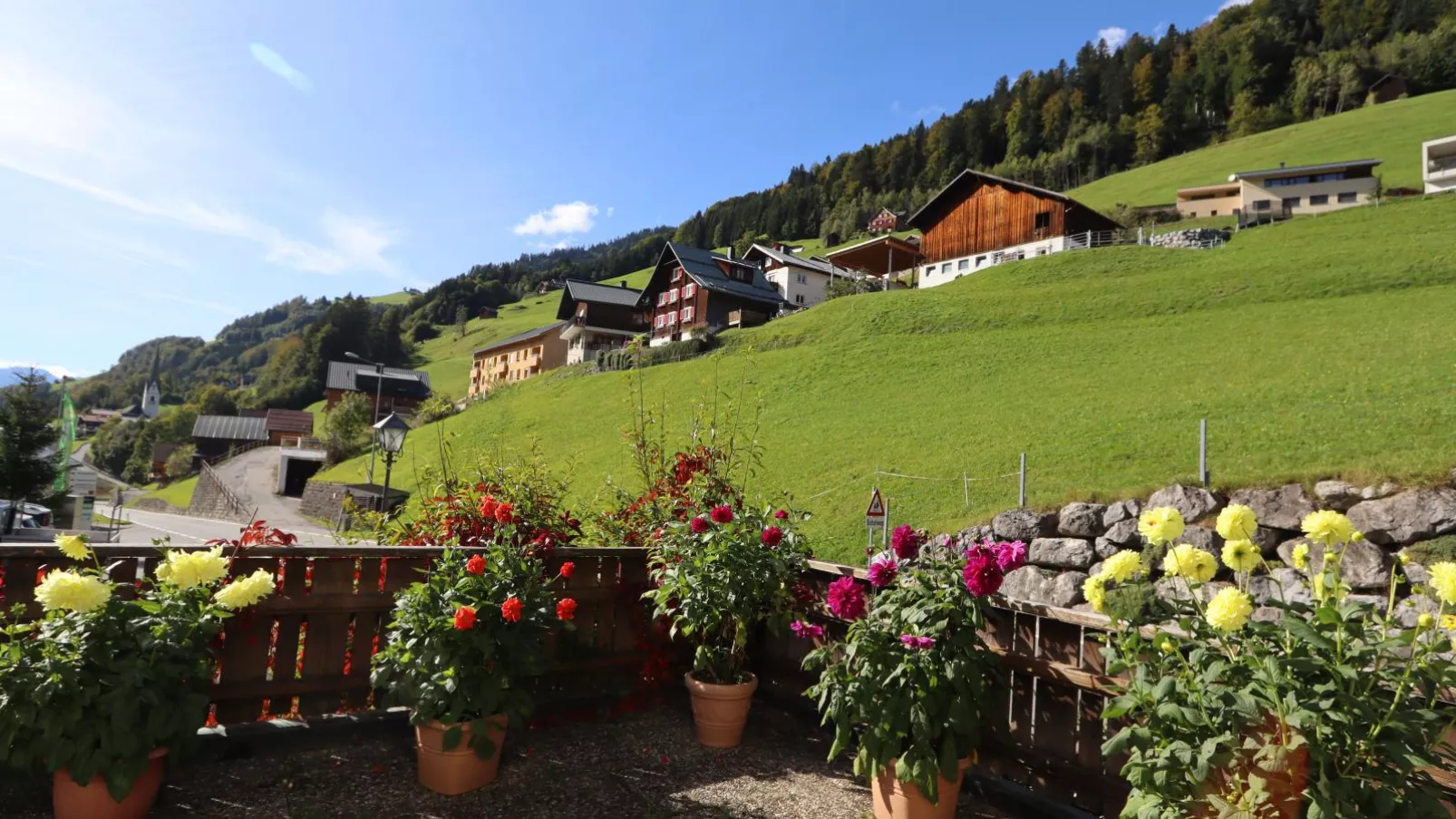 Ferienhaus Türtscher 1-Uitzicht zomer