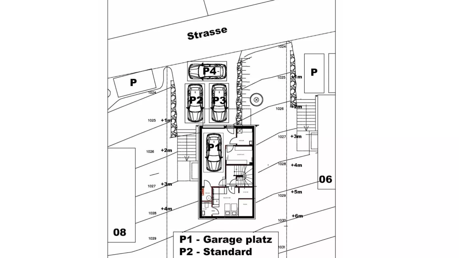 Haus Ganbei-Plattegrond