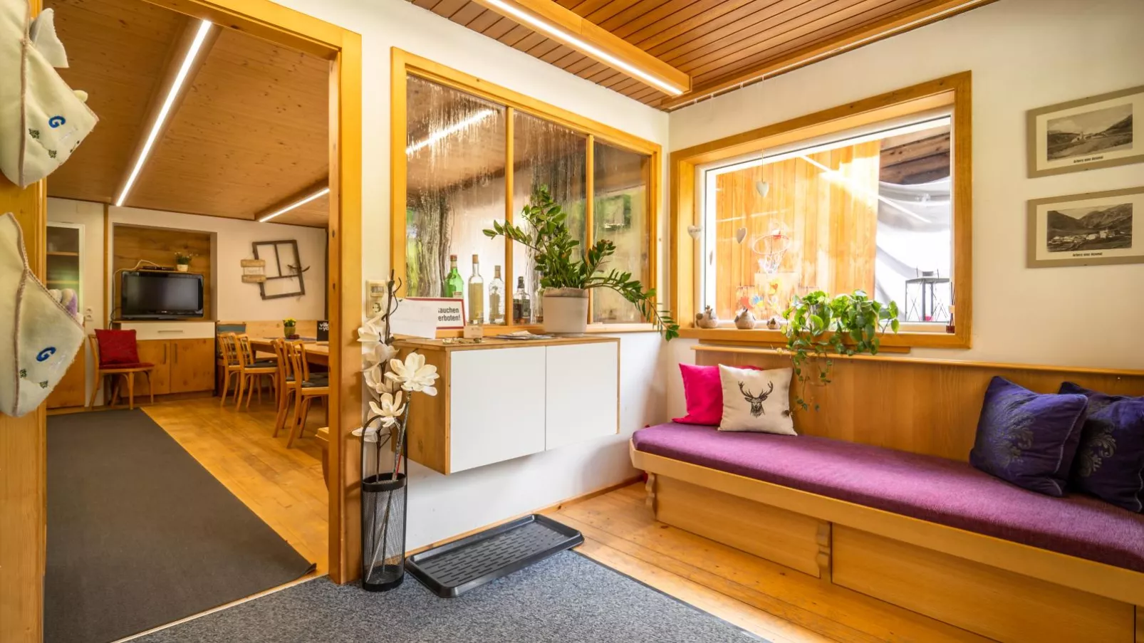 Gästehaus Walch II-Hal-ontvangst