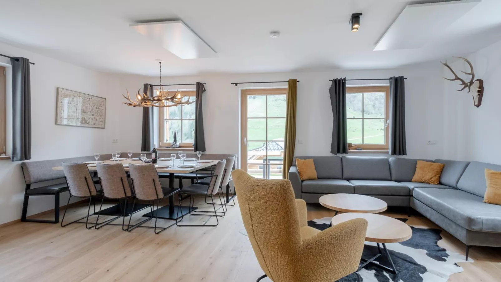 Haus am Wald-Woonkamer