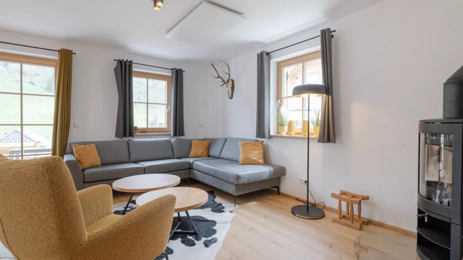 Haus am Wald-Woonkamer
