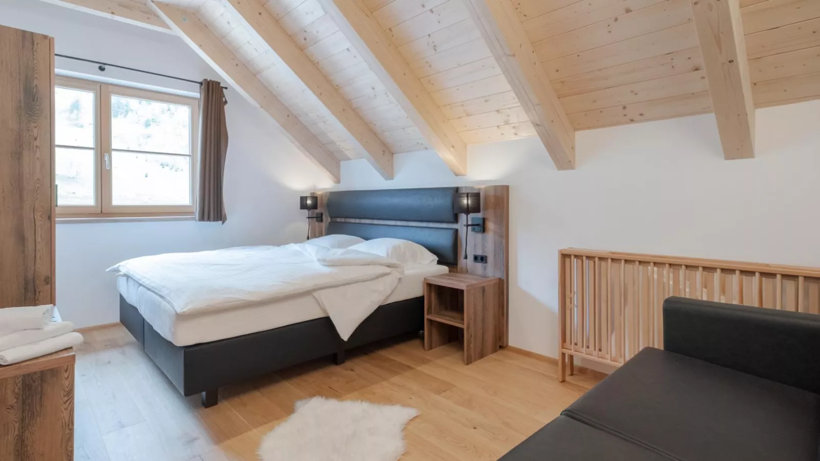Haus am Wald-Slaapkamer