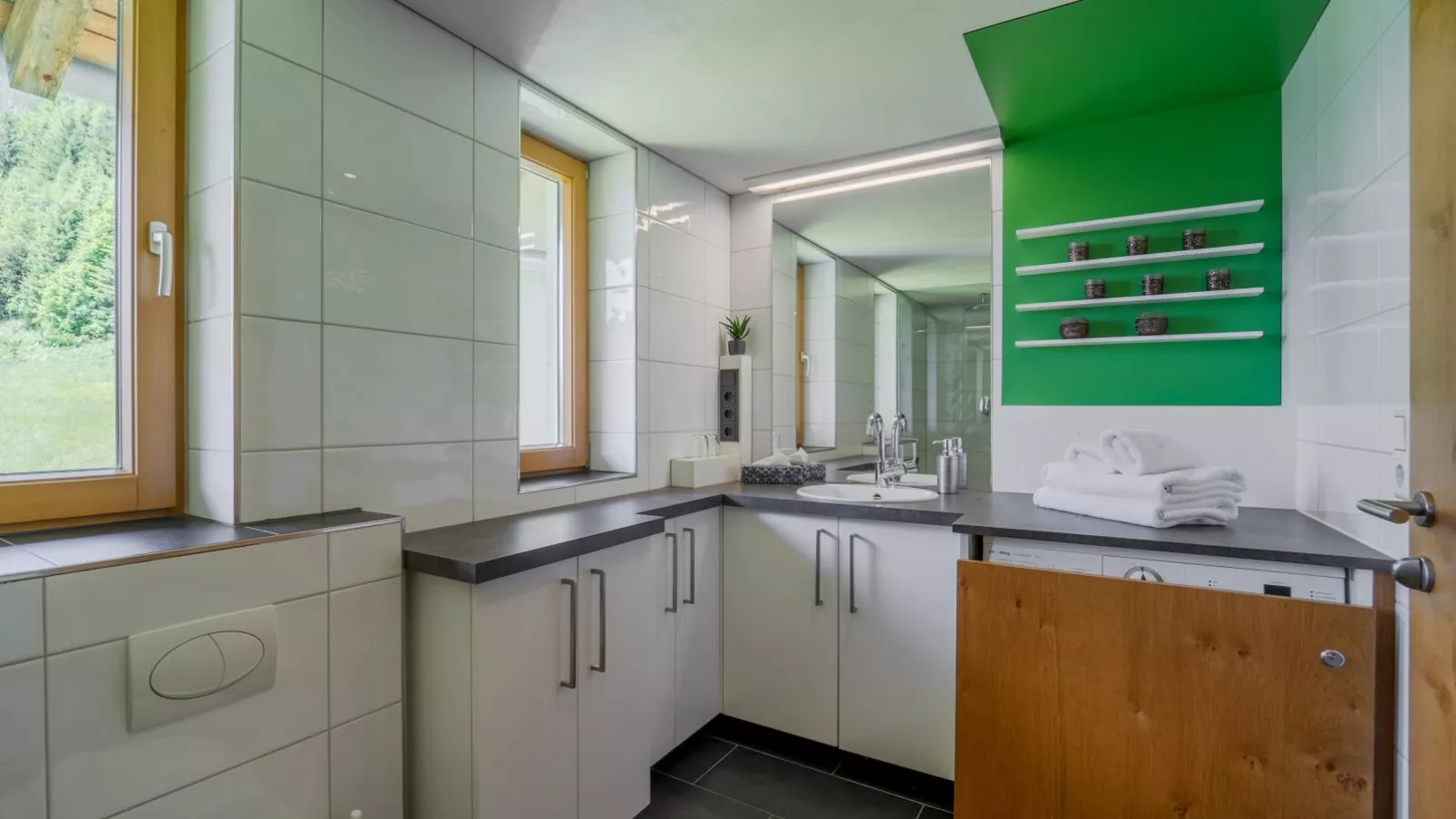 Gästehaus Walch III-Badkamer