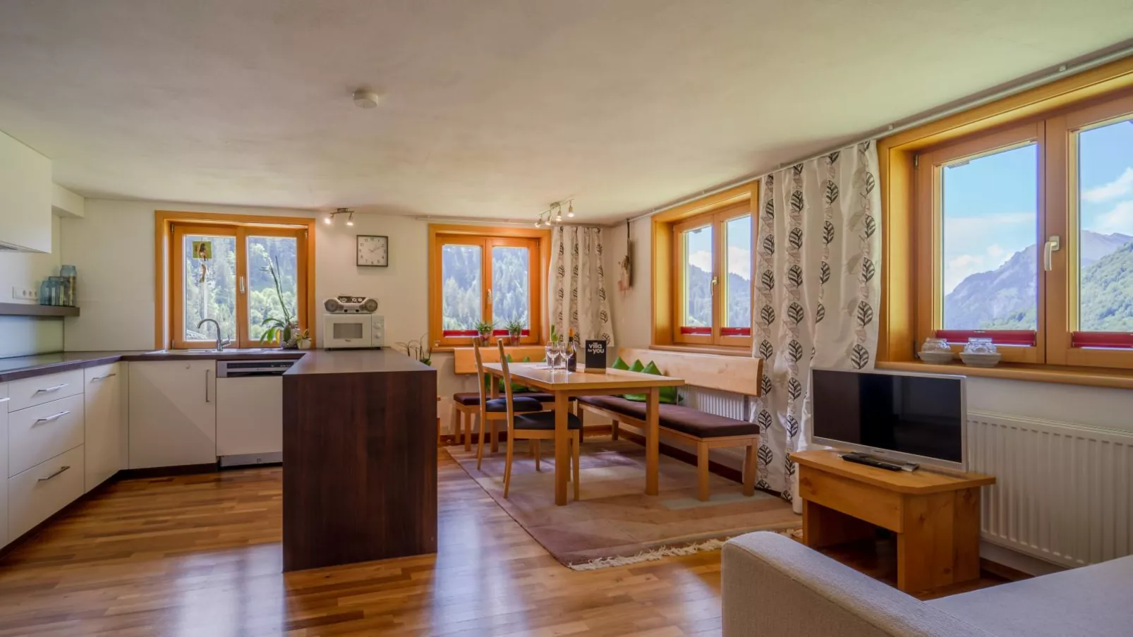Gästehaus Walch III-Woonkamer