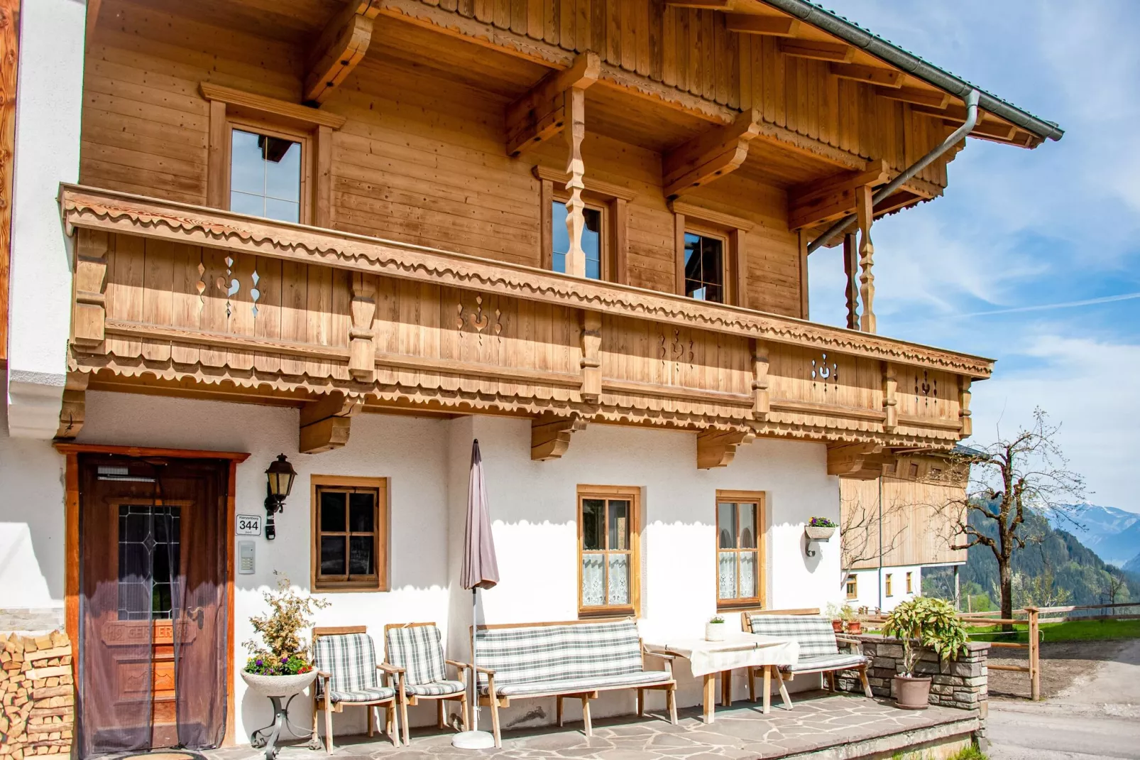 Klammerhof - Dorfblick-Buitenkant zomer