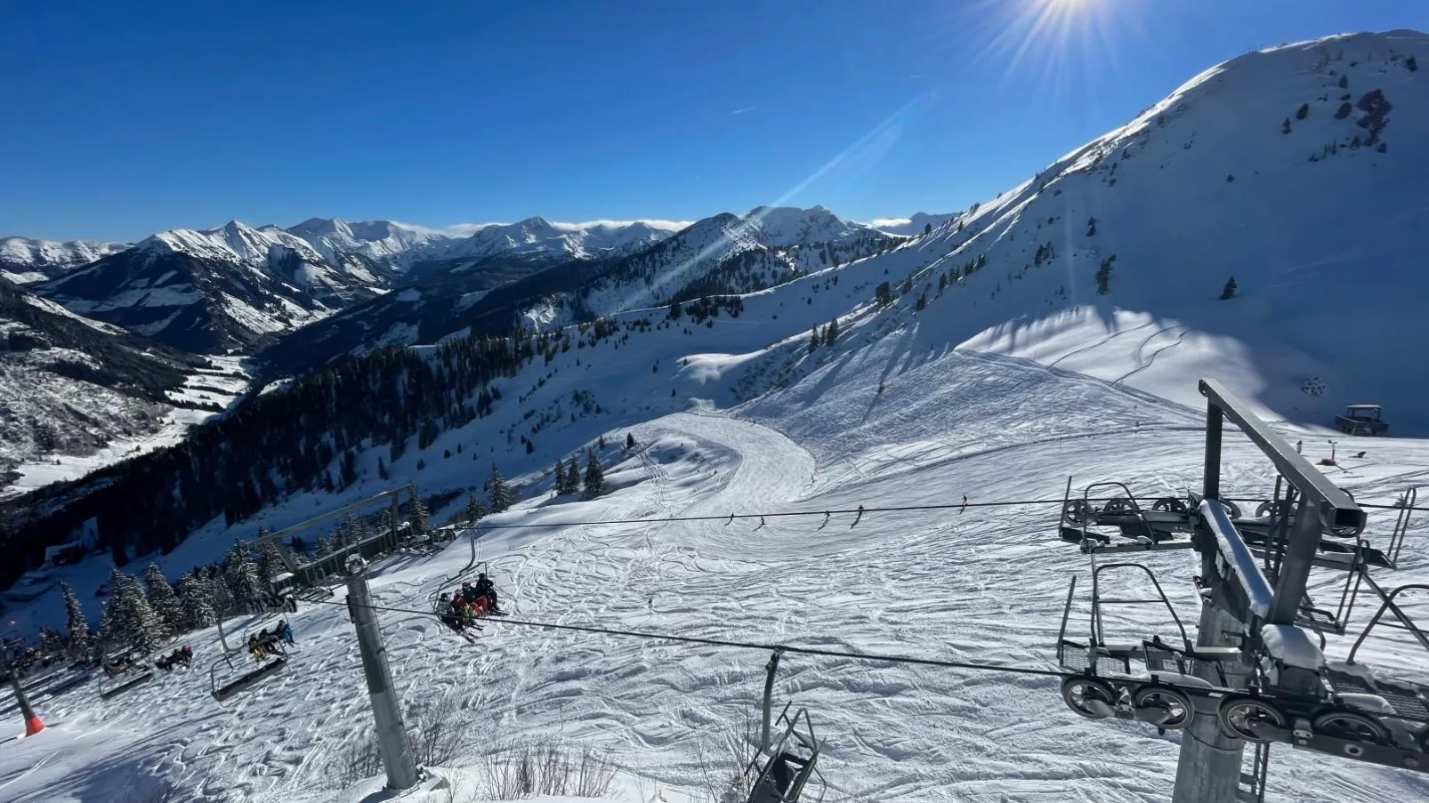 Chalet Hirschblick-Gebied winter 5km