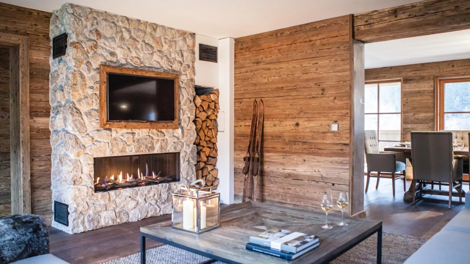 Kitz Boutique Chalet am Lift-Woonkamer