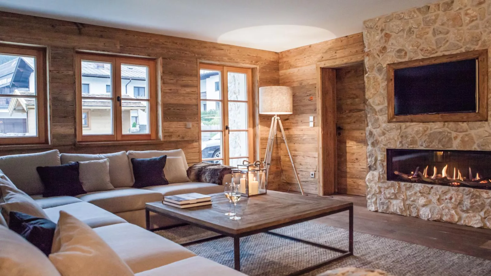 Kitz Boutique Chalet am Lift-Woonkamer