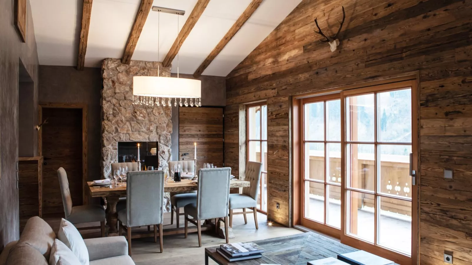 Kitz Boutique Chalet am Lift-Woonkamer