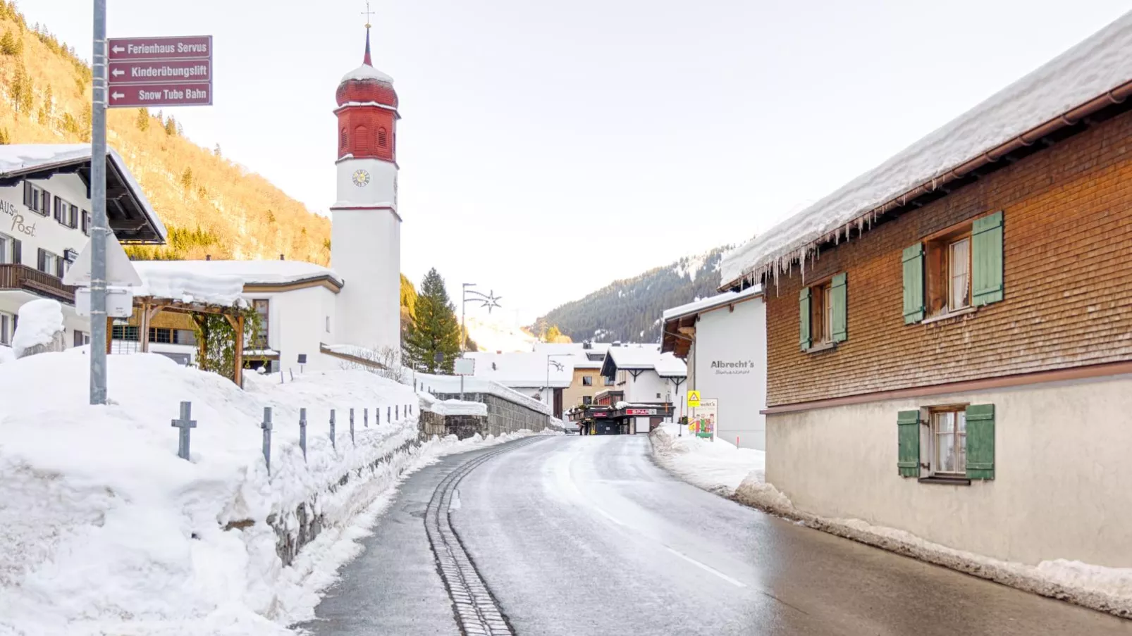 Haus Andrea-Gebied winter 1km