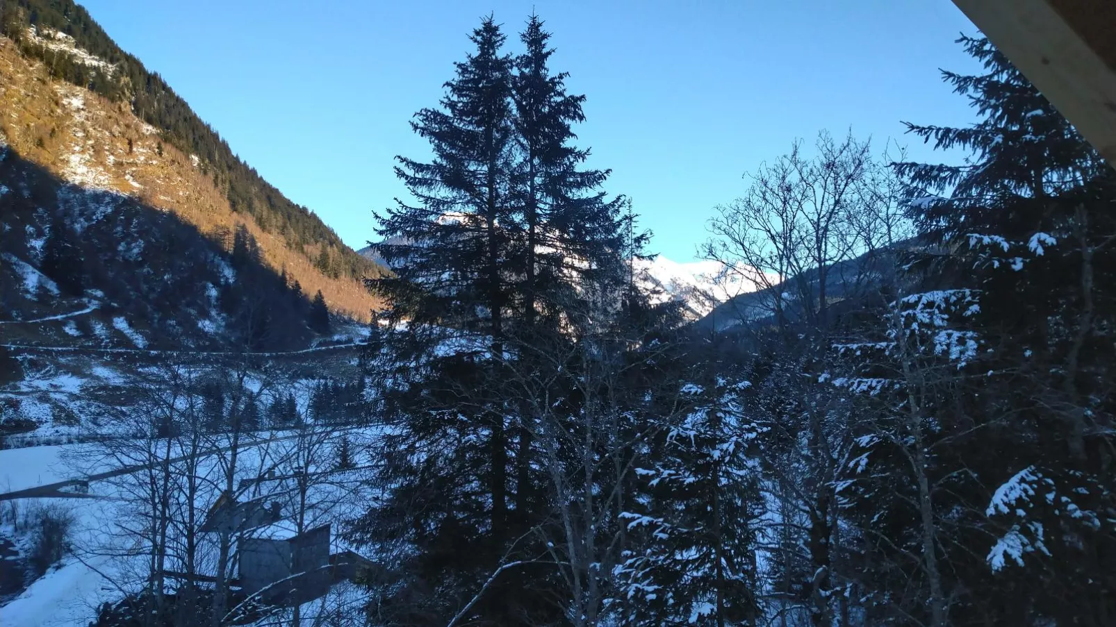 Chalet Karibu-Uitzicht winter