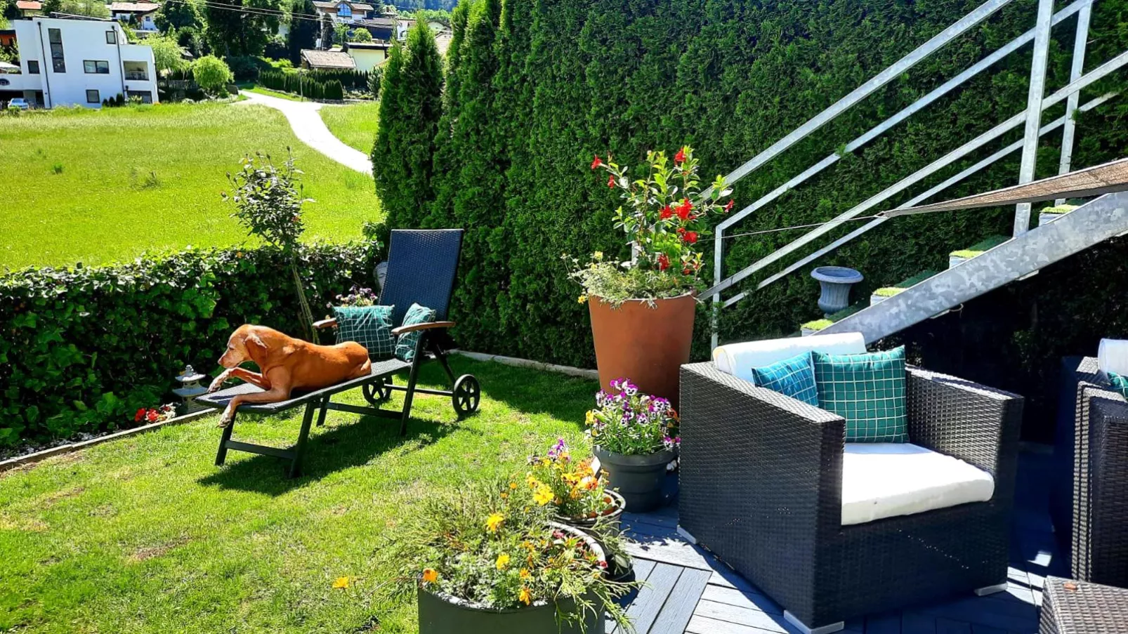 Garden Relax Apart-Tuinen zomer