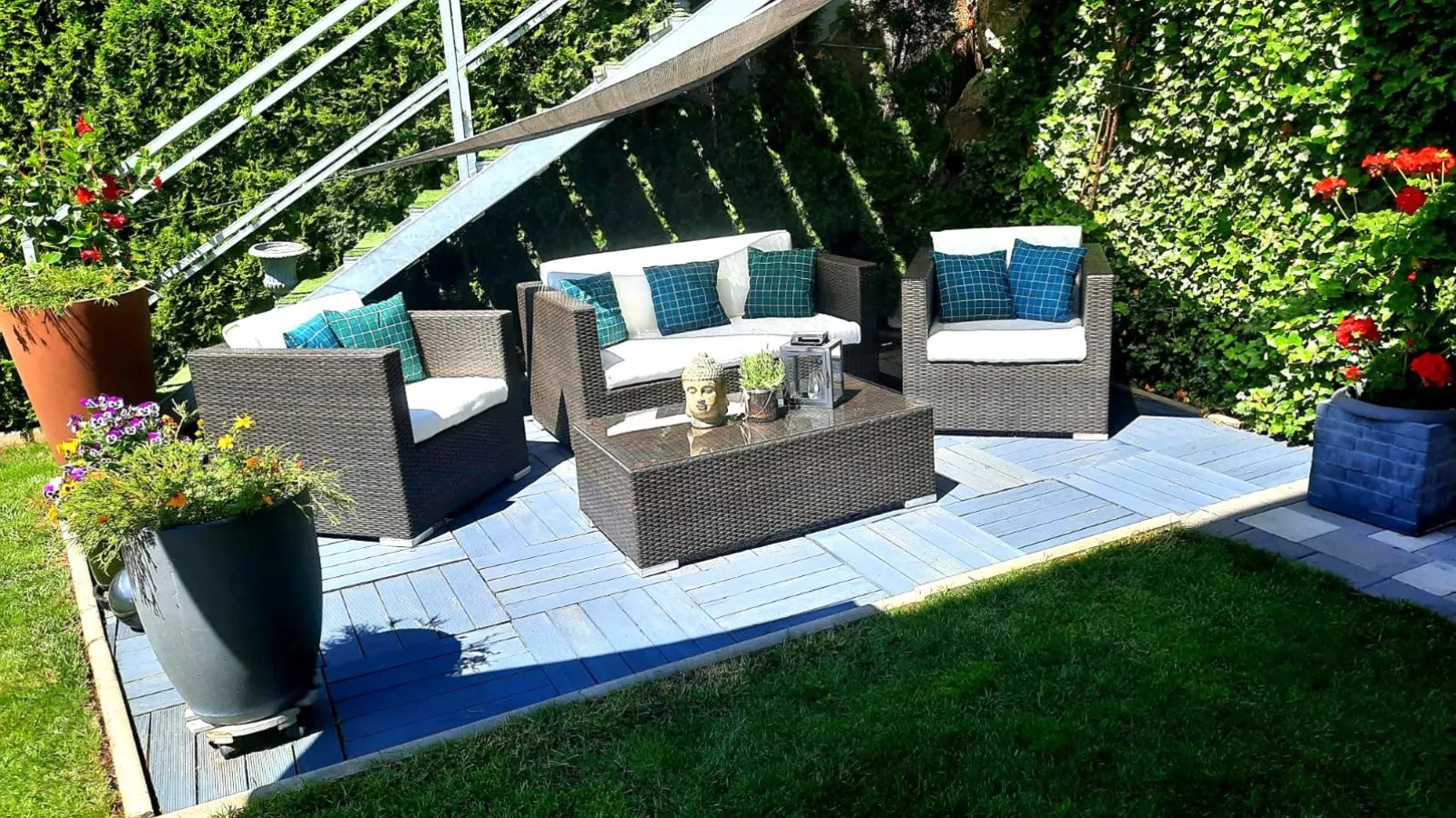 Garden Relax Apart-Tuinen zomer