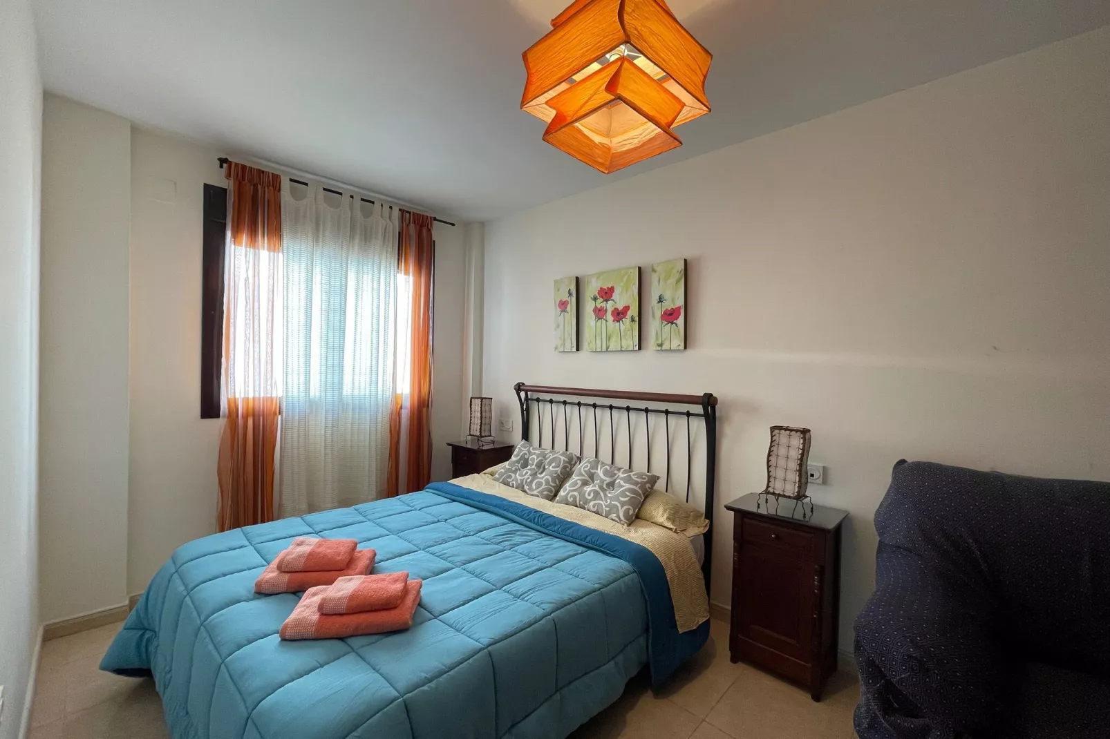 Ático con jacuzzi-Slaapkamer