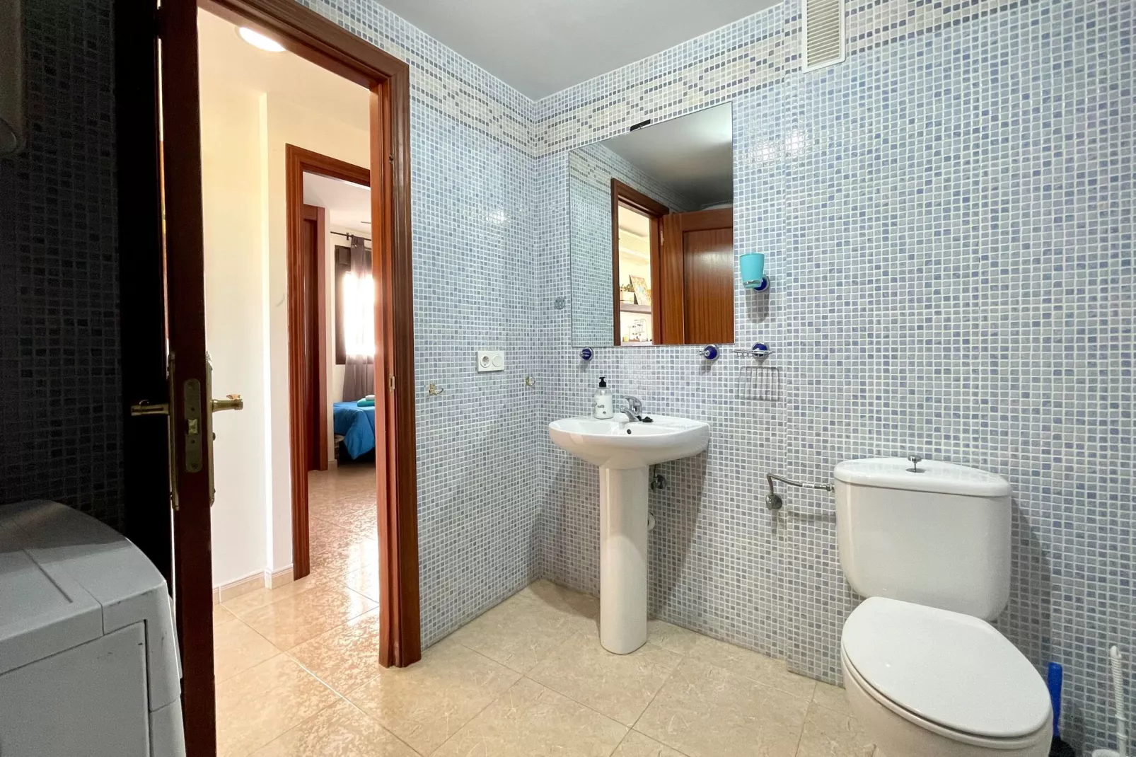 Ático con jacuzzi en Carboneras-Badkamer