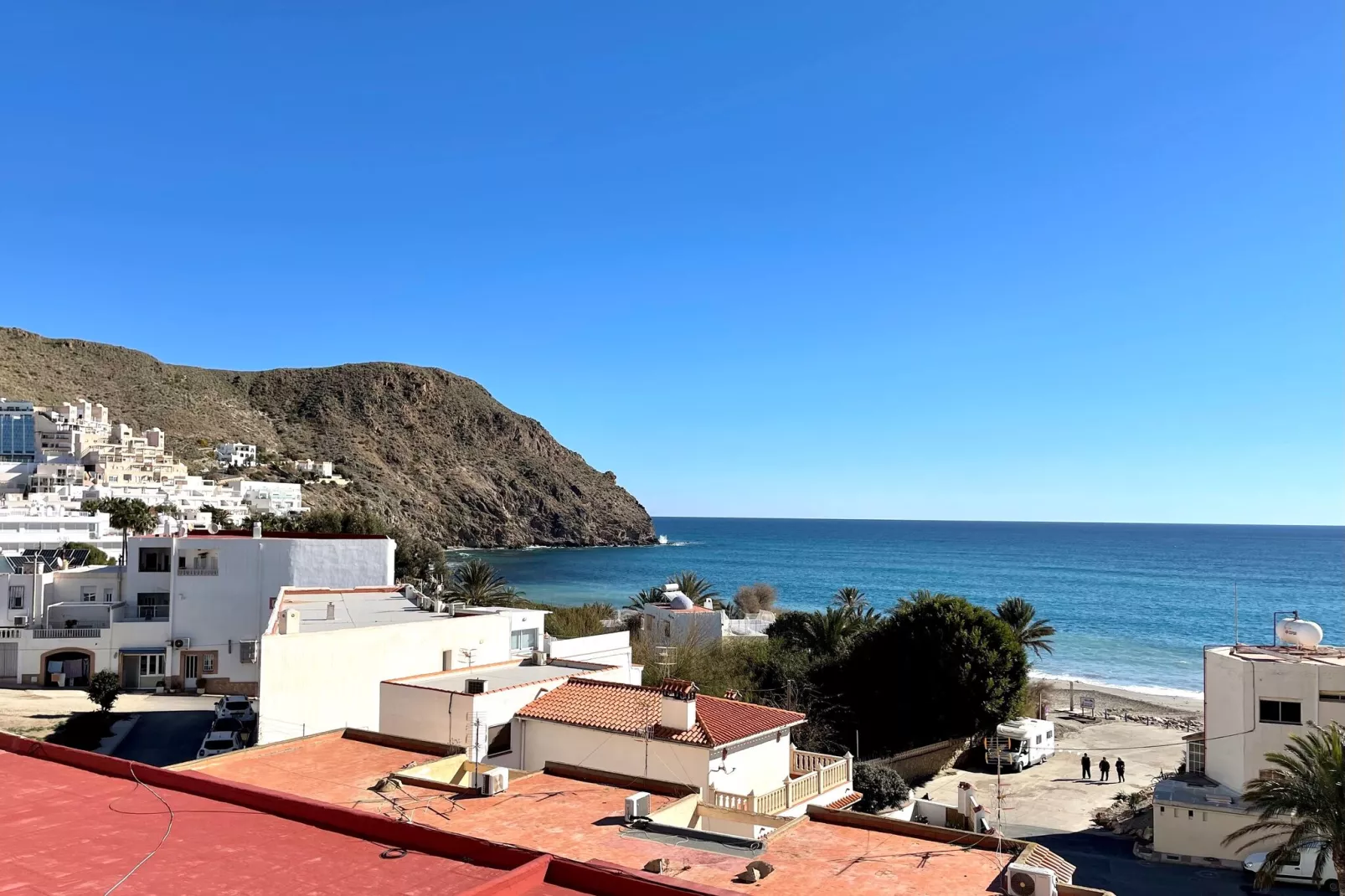 Ático con jacuzzi en Carboneras-Uitzicht zomer