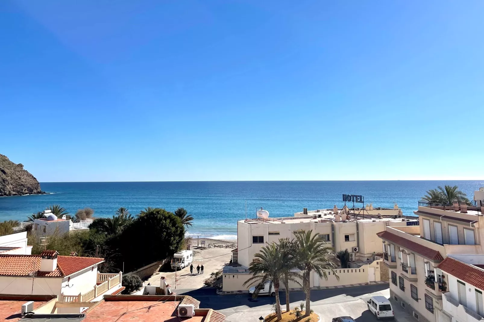 Ático con jacuzzi en Carboneras-Uitzicht zomer