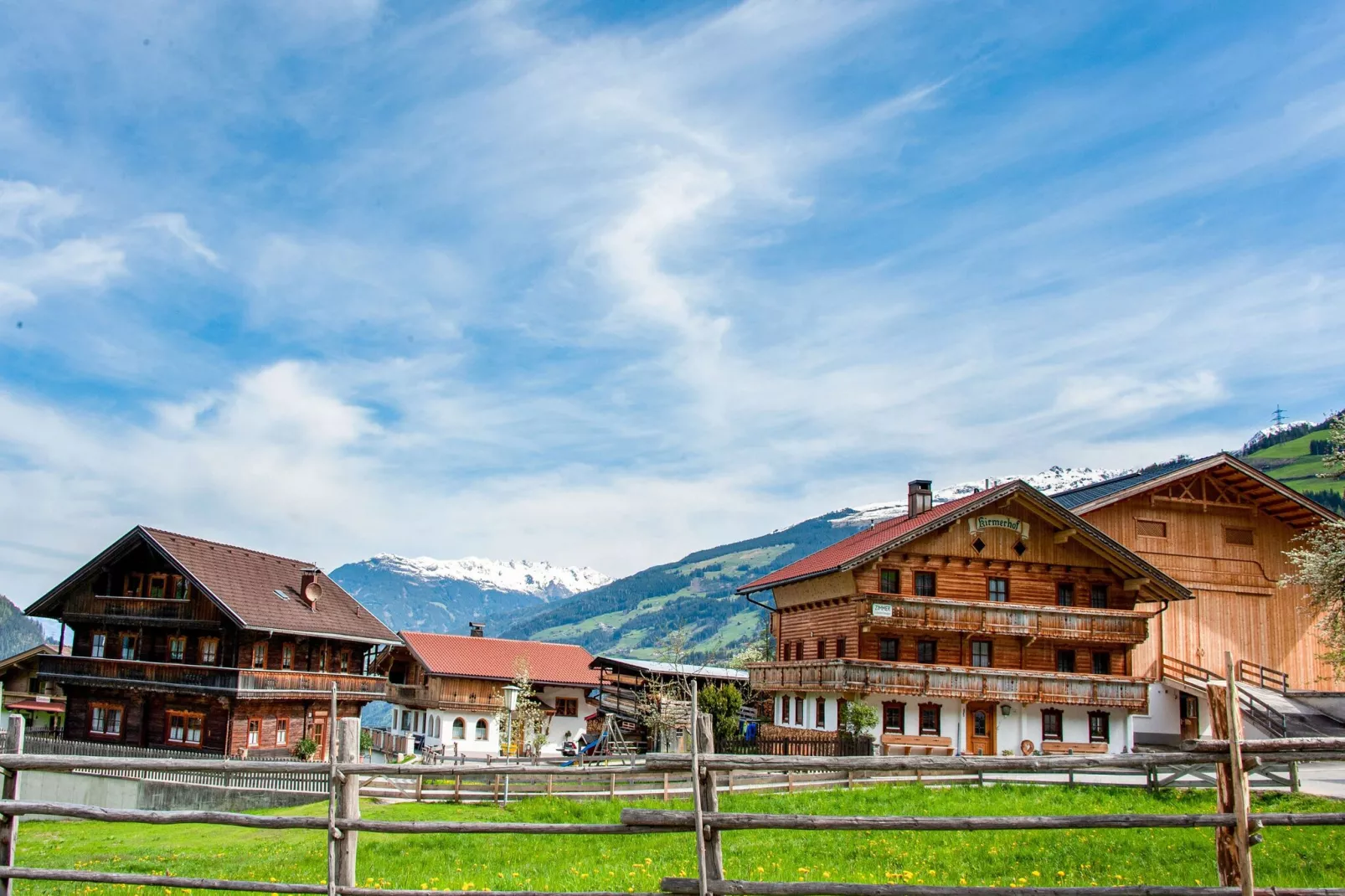 Klammerhof - Dorfblick-Gebieden zomer 1km