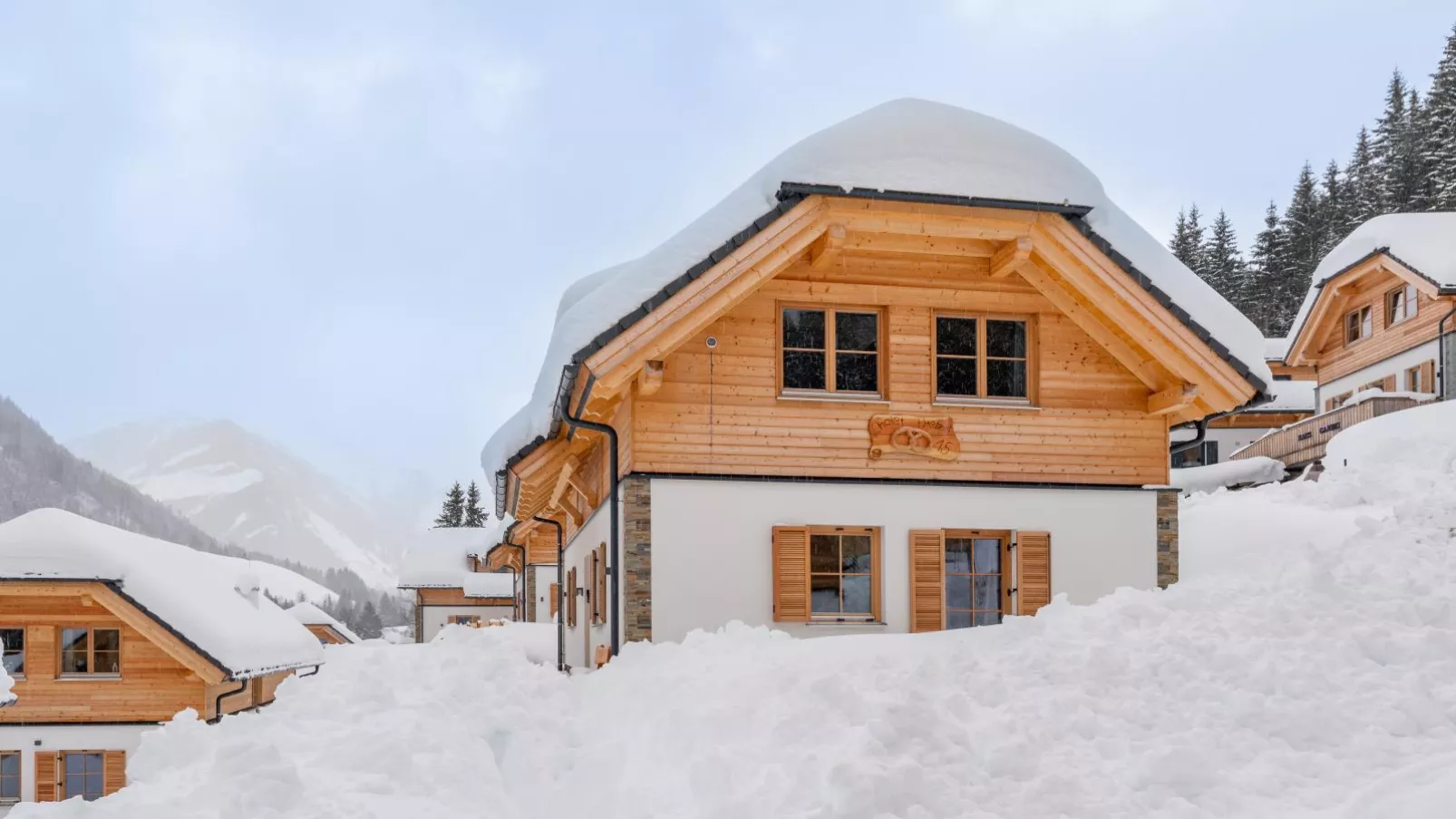 Chalet Pretzel-Exterieur winter