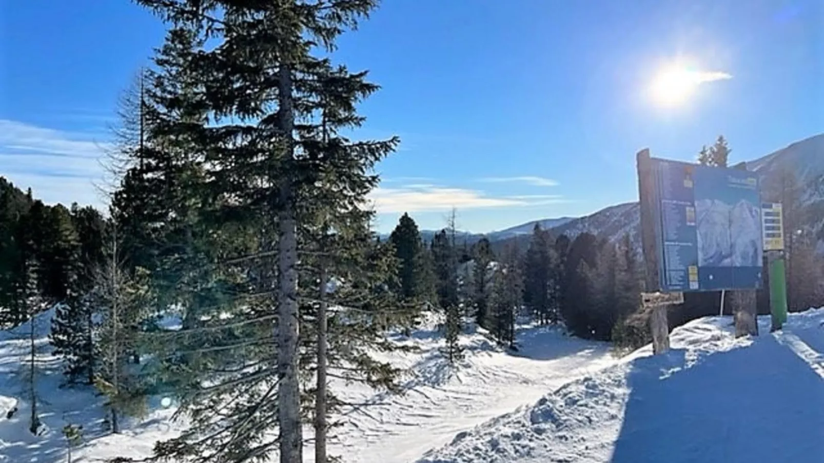 Haus Vlietländer-Gebied winter 1km