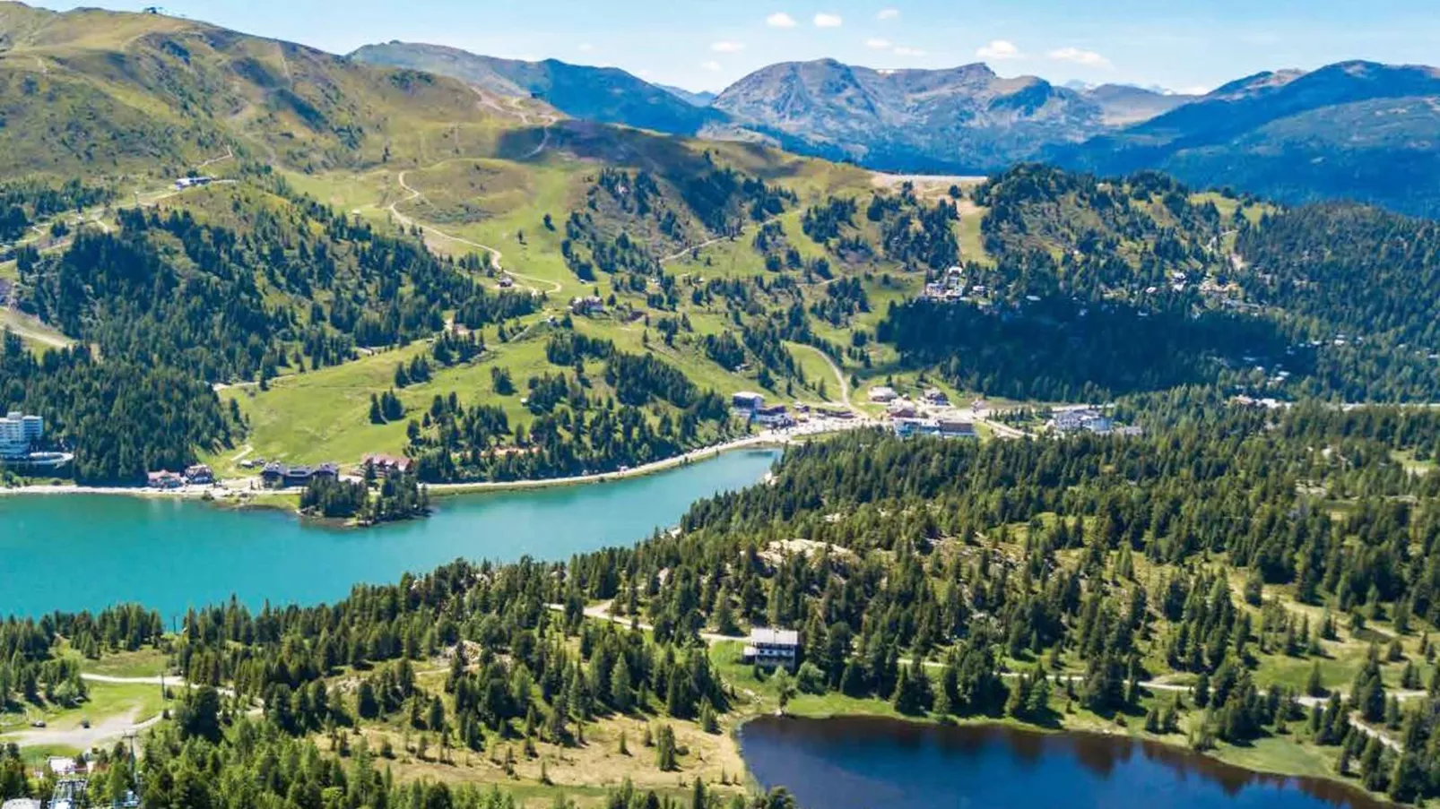 Romantik Mountain Chalet-Gebieden zomer 5km
