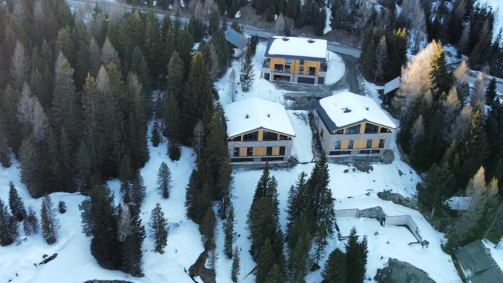 Ibex panorama Lodge-Gebied winter 5km