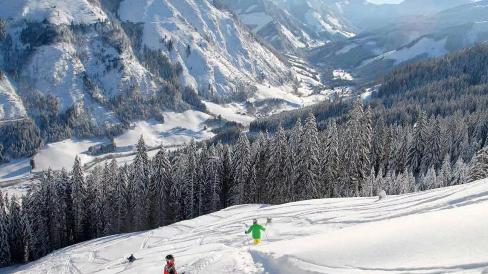 Riesner Alpenlodge-Gebied winter 20km