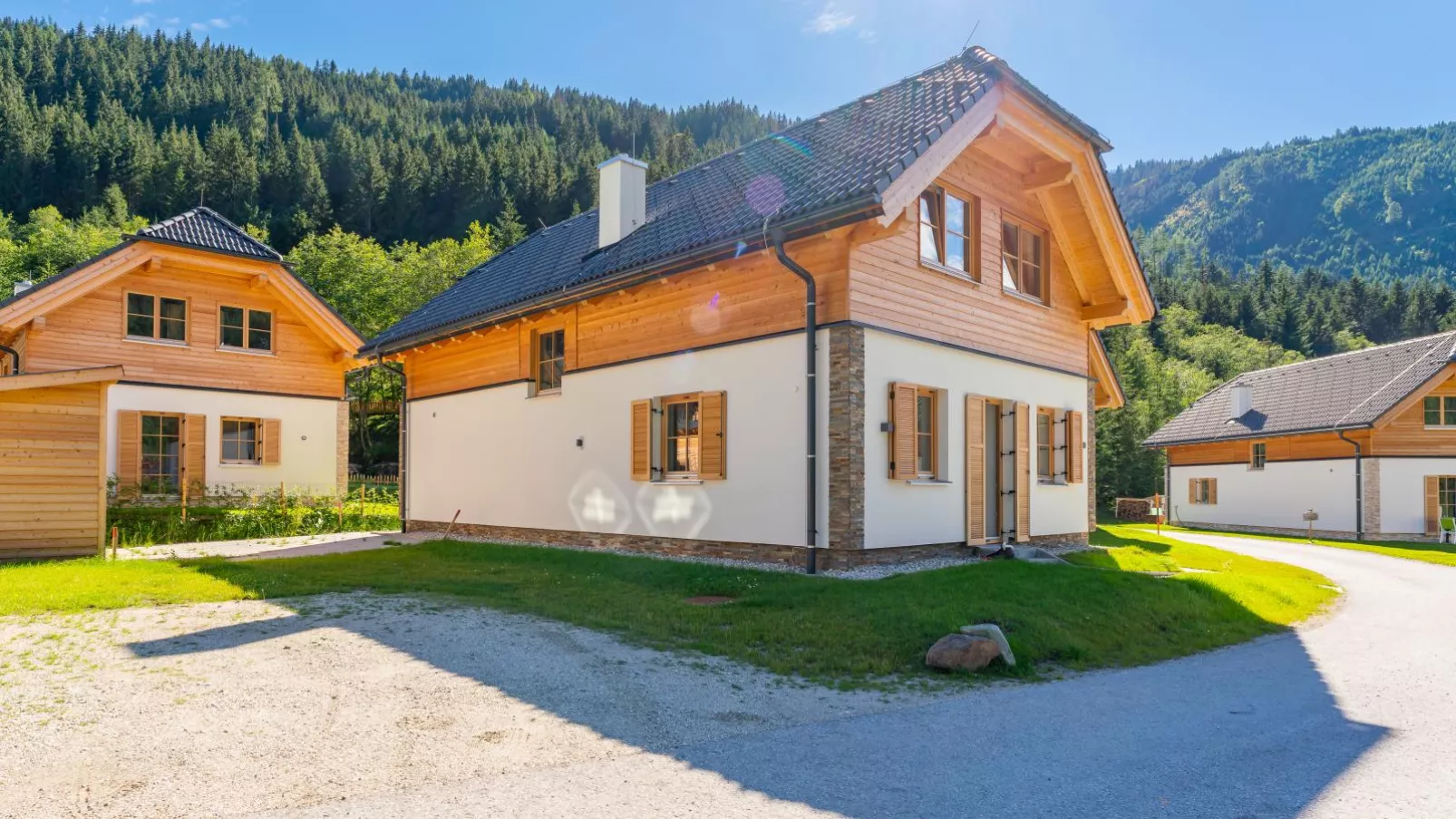 Steier Hütte-Buitenkant zomer