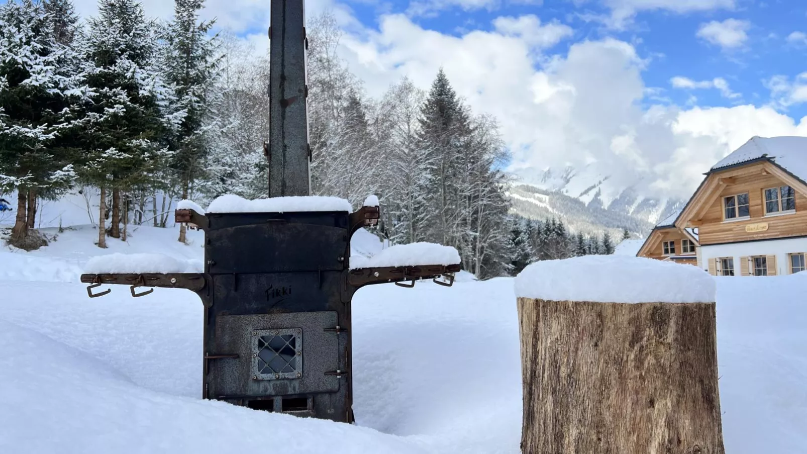 Haus Bente-Tuin winter