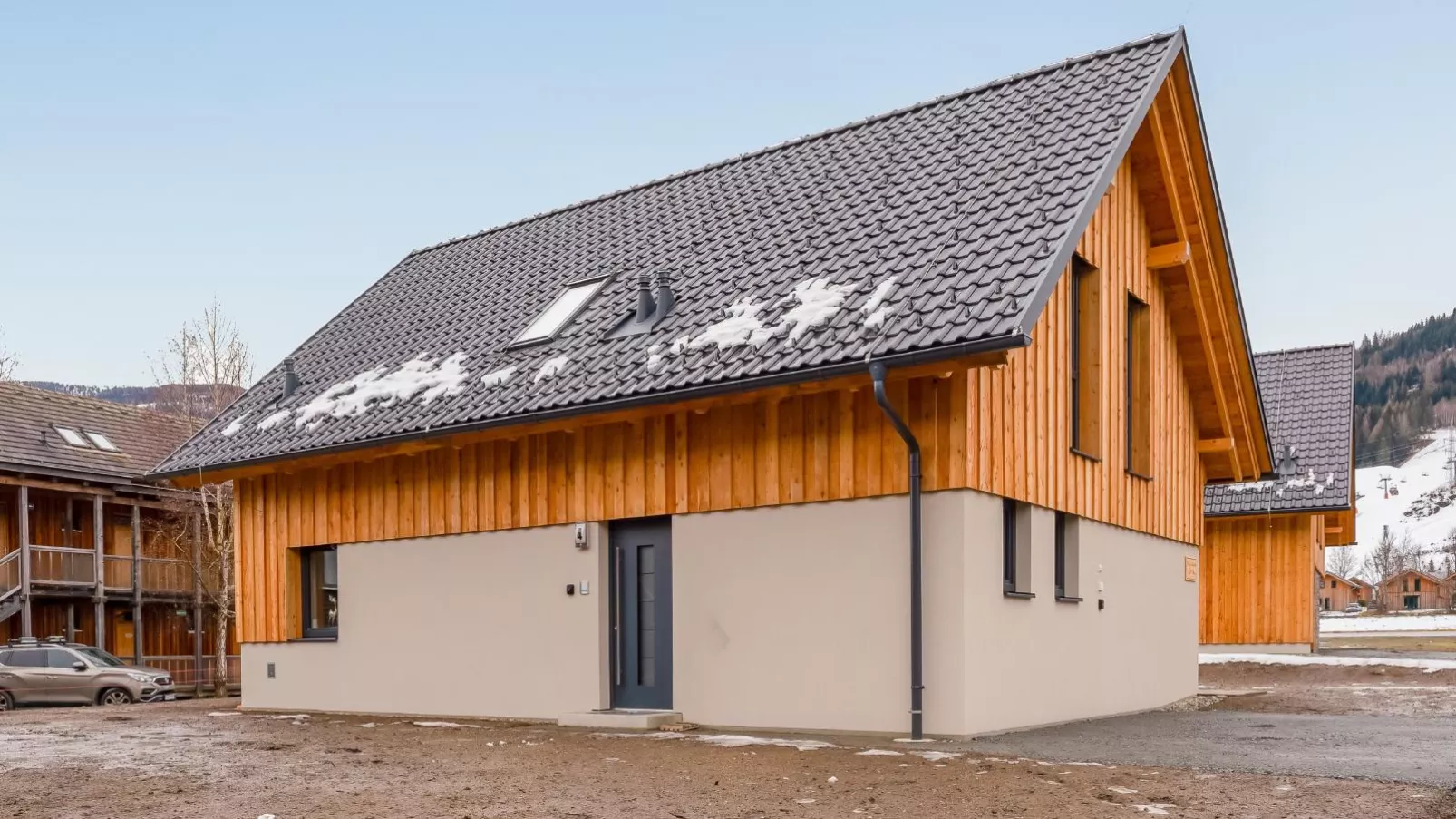 Mountain Chalet Berg-Glück-Exterieur winter