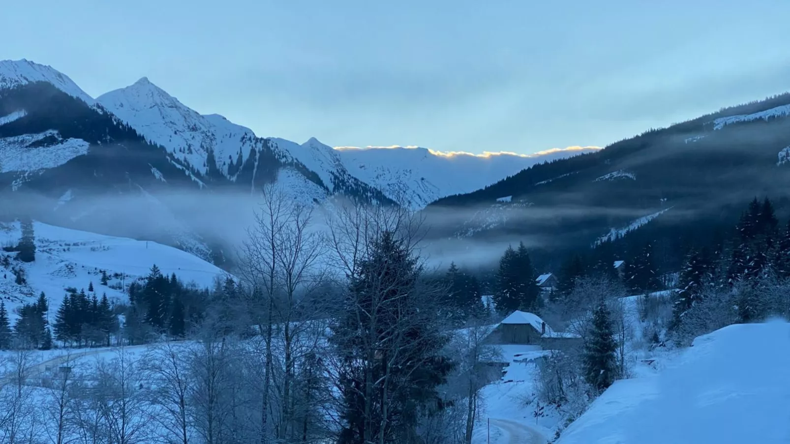 Chalet Norah-Gebied winter 5km
