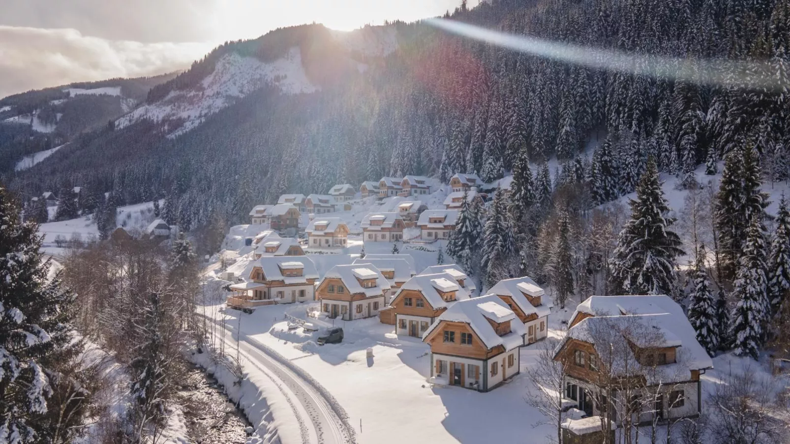 Bergzauber-Exterieur winter